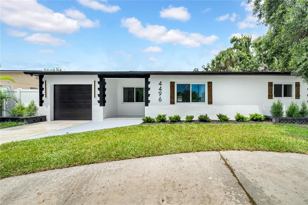 Attached, Backyard, Exterior, Facade, Ranch