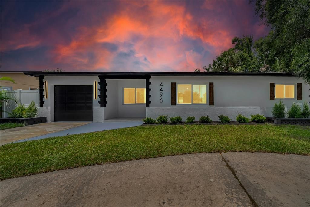 Attached, Backyard, Exterior, Facade, Ranch