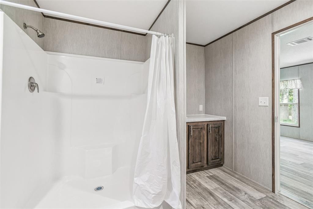 Bathroom, Interior, Wood Texture Flooring