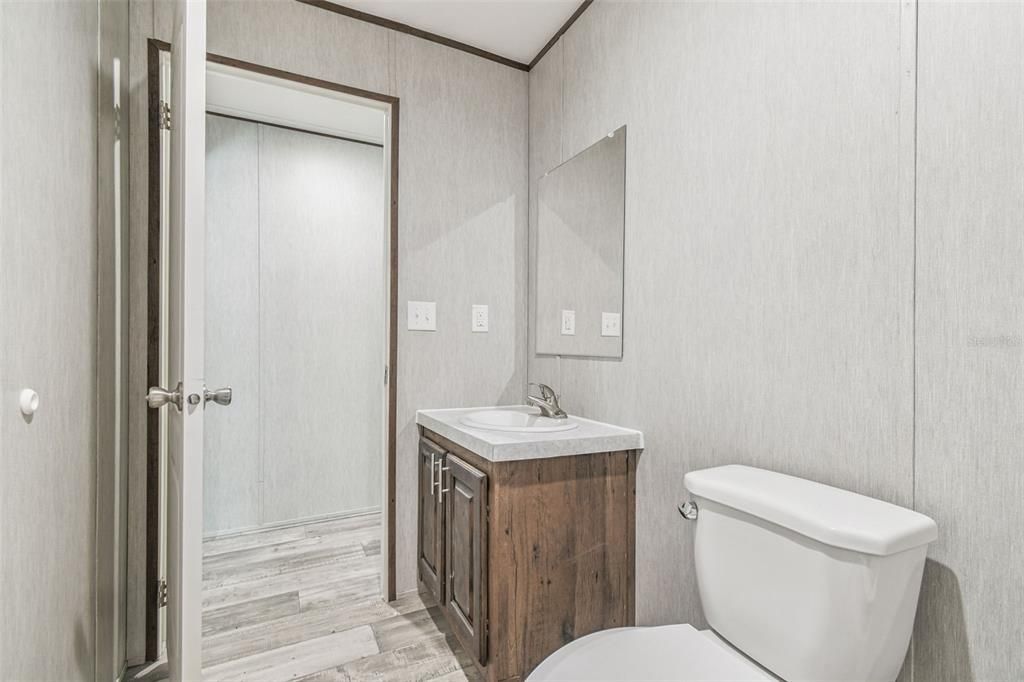 Bathroom, Interior, Wood Texture Flooring