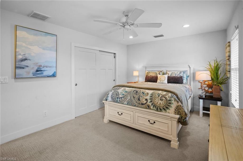 Bedroom, Interior, Recessed Lighting