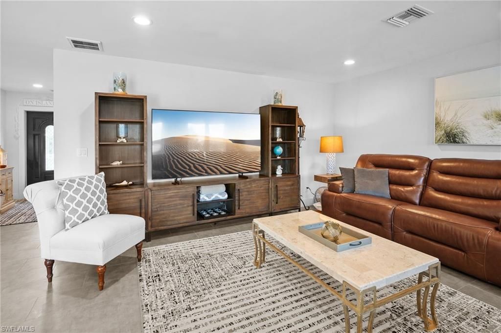 Interior, Living room, Recessed Lighting