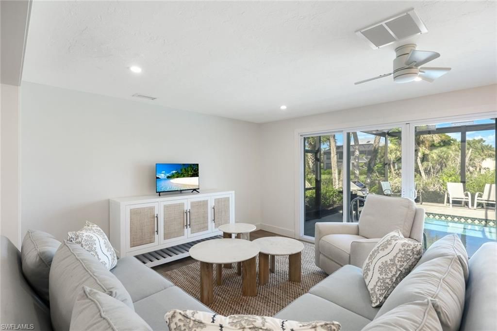 Interior, Living room, Recessed Lighting