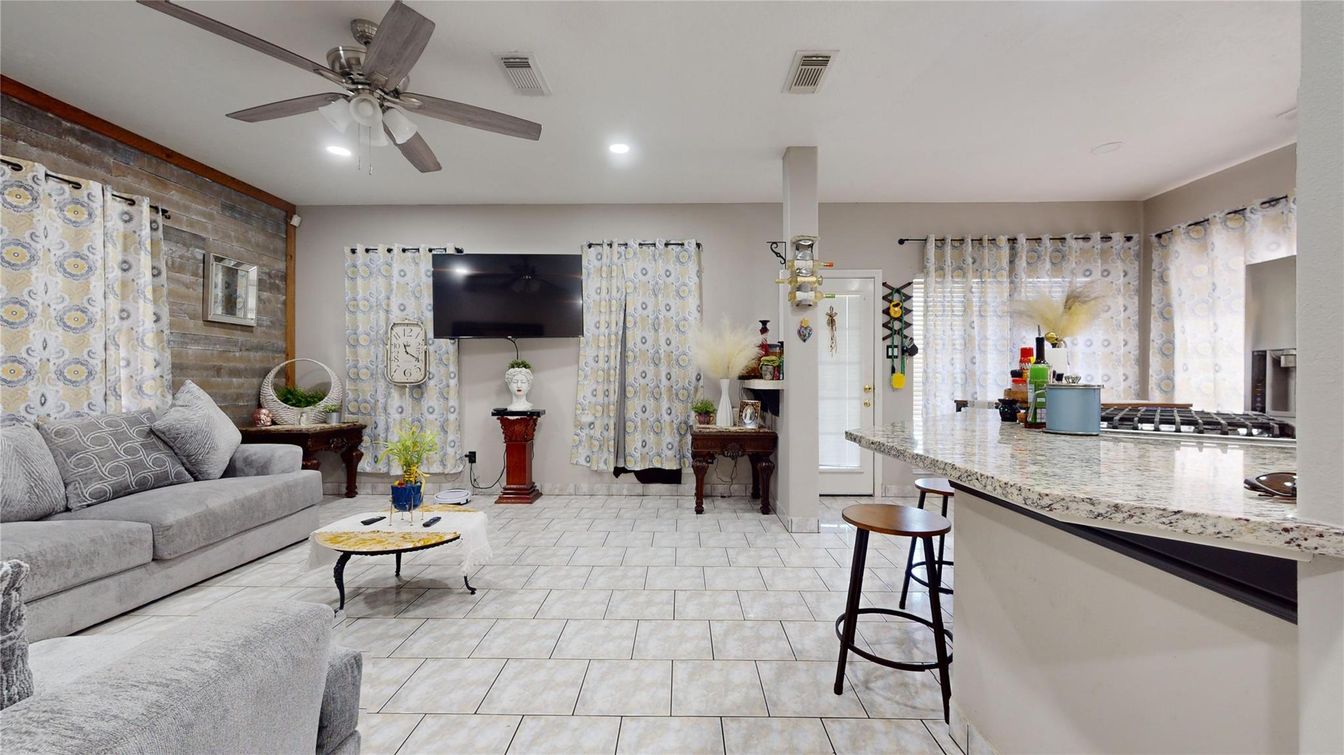 Interior, Recessed Lighting, Stone Walls