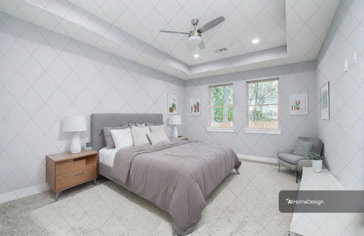 Bedroom, Interior, Recessed Lighting