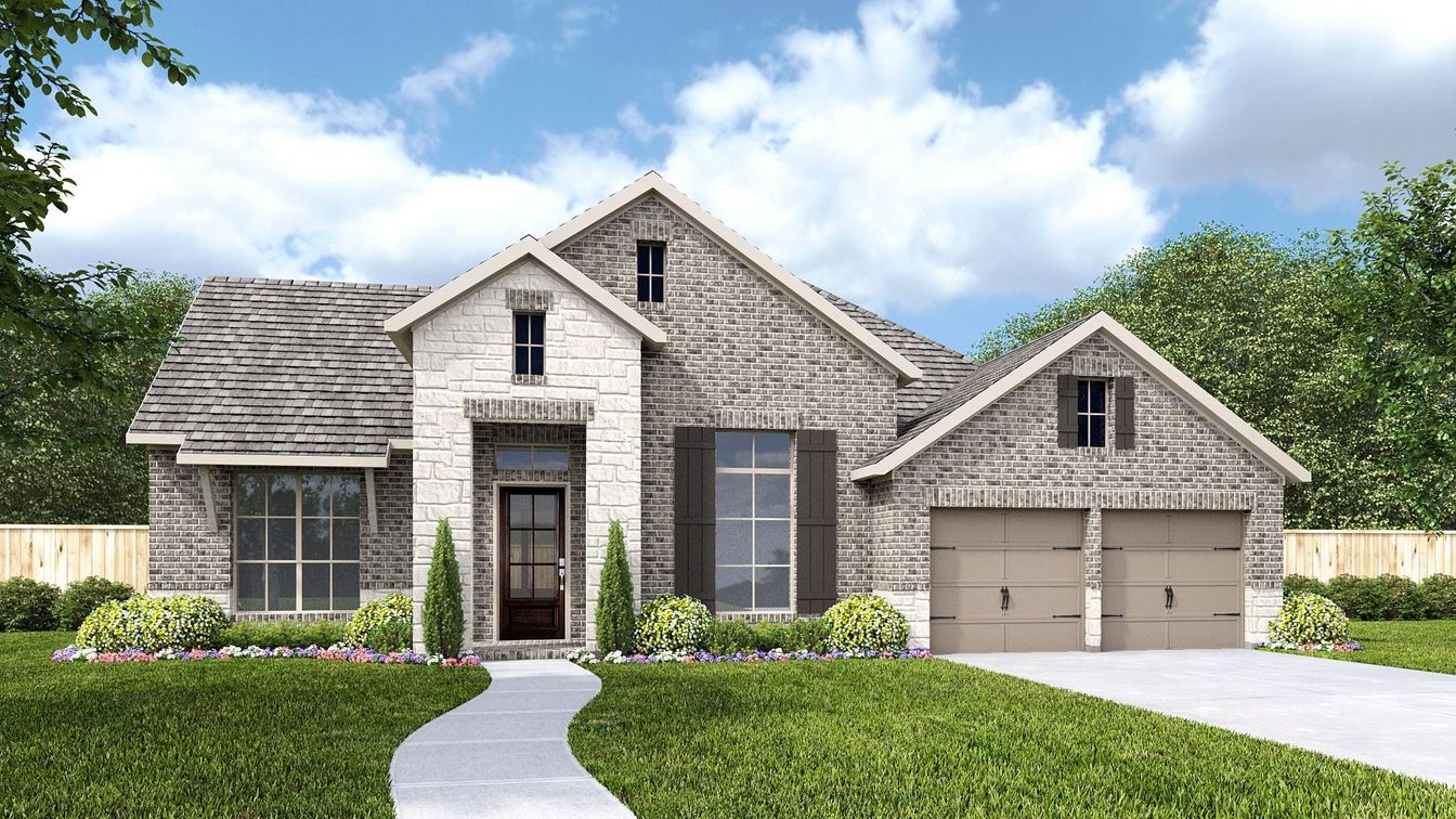 Attached, Exterior, Facade, Brick Facade, Brick Traditional