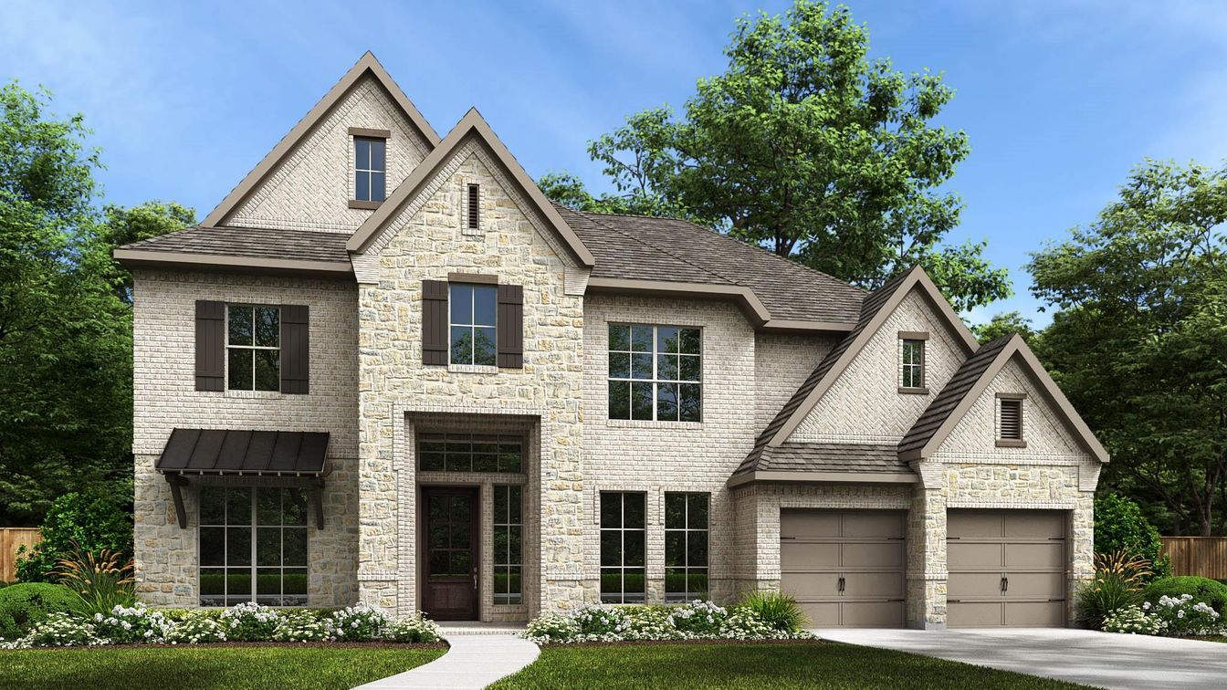 Attached, Exterior, Facade, Brick Facade, Brick Traditional