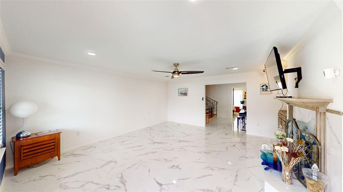 Interior, Marble, Recessed Lighting