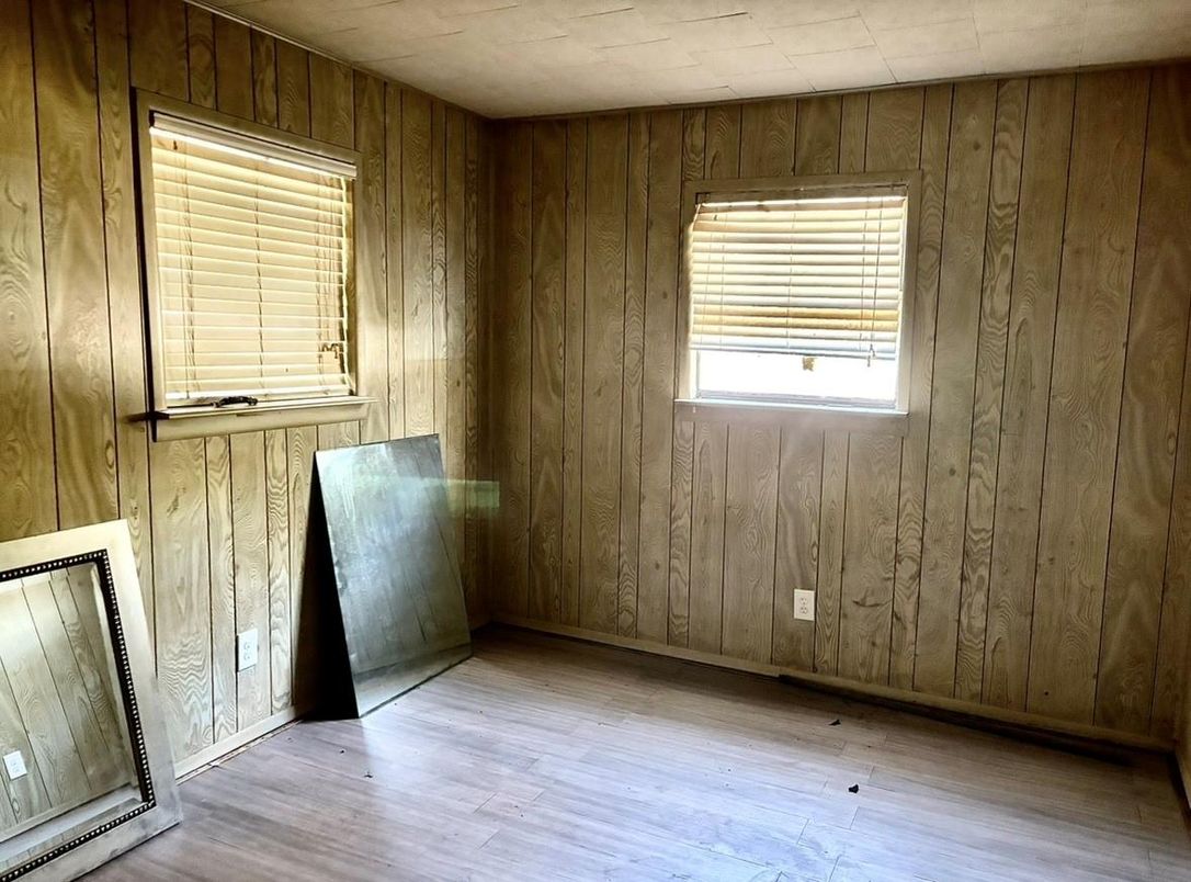 Empty room, Interior, Wood Texture Flooring, Wooden Walls
