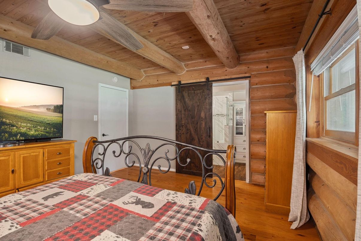 Bedroom, Interior, Wooden Beams, Wooden Ceilings, Wood Texture Flooring