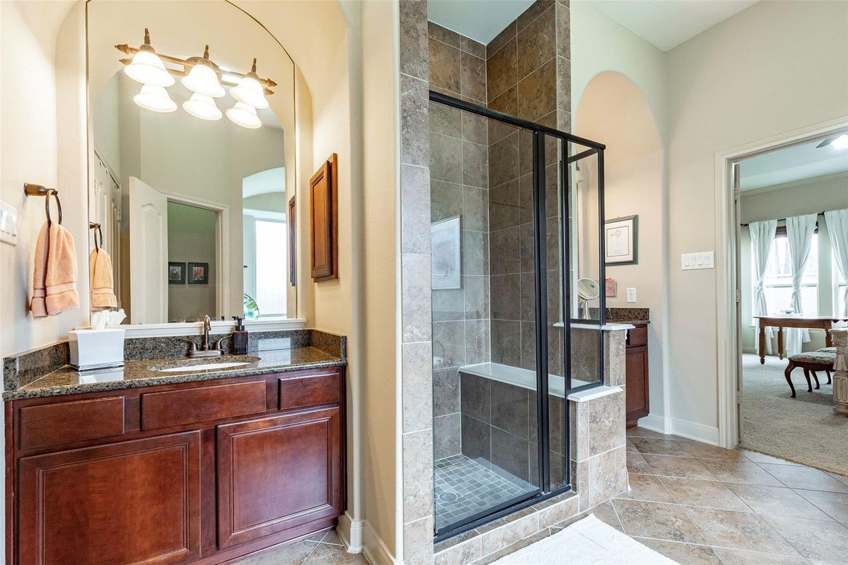 Bathroom, Glass Shower, Interior