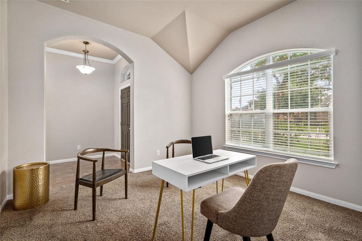 Home Office, Interior, Pendant Lights