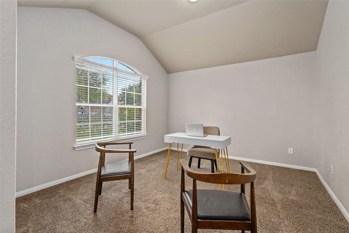 Home Office, Interior, Recessed Lighting