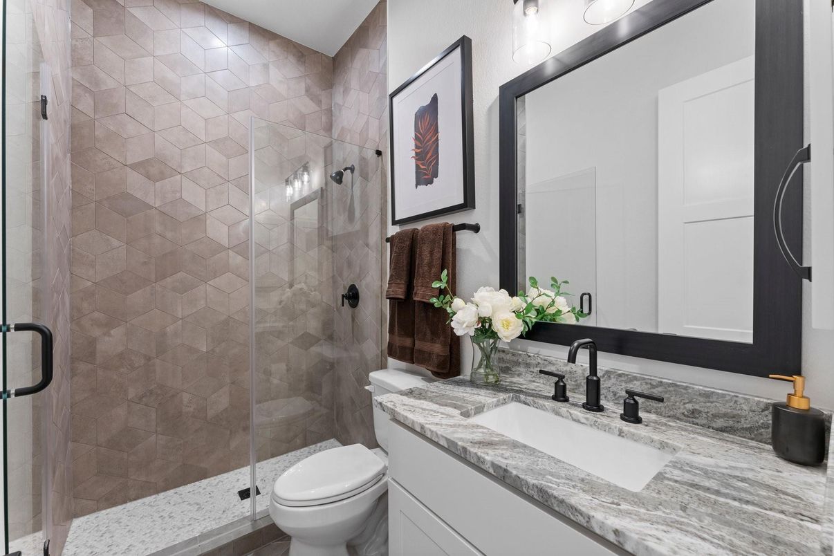 Bathroom, Glass Shower, Interior