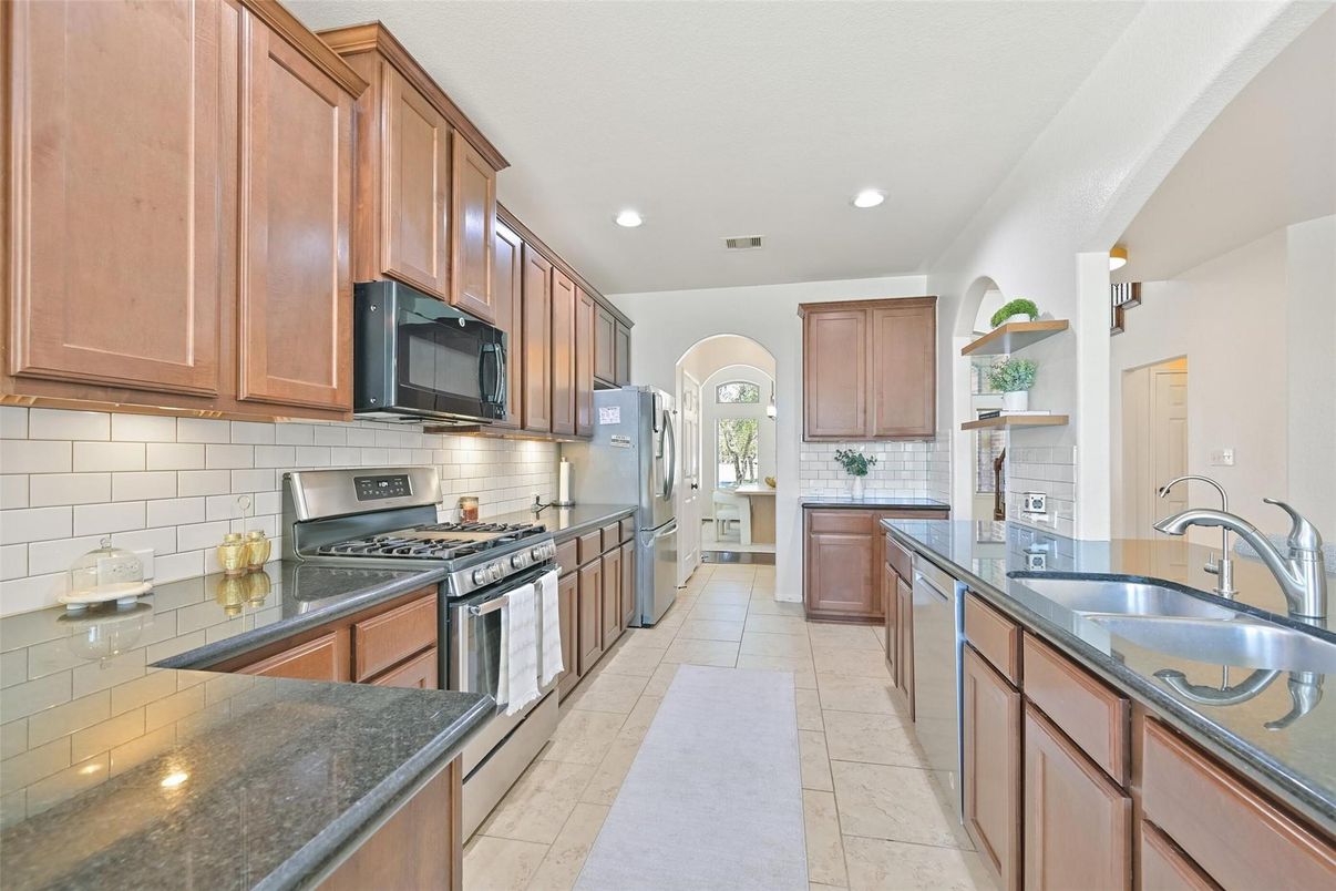 Interior, Kitchen, Recessed Lighting, Stainless Steel Appliances