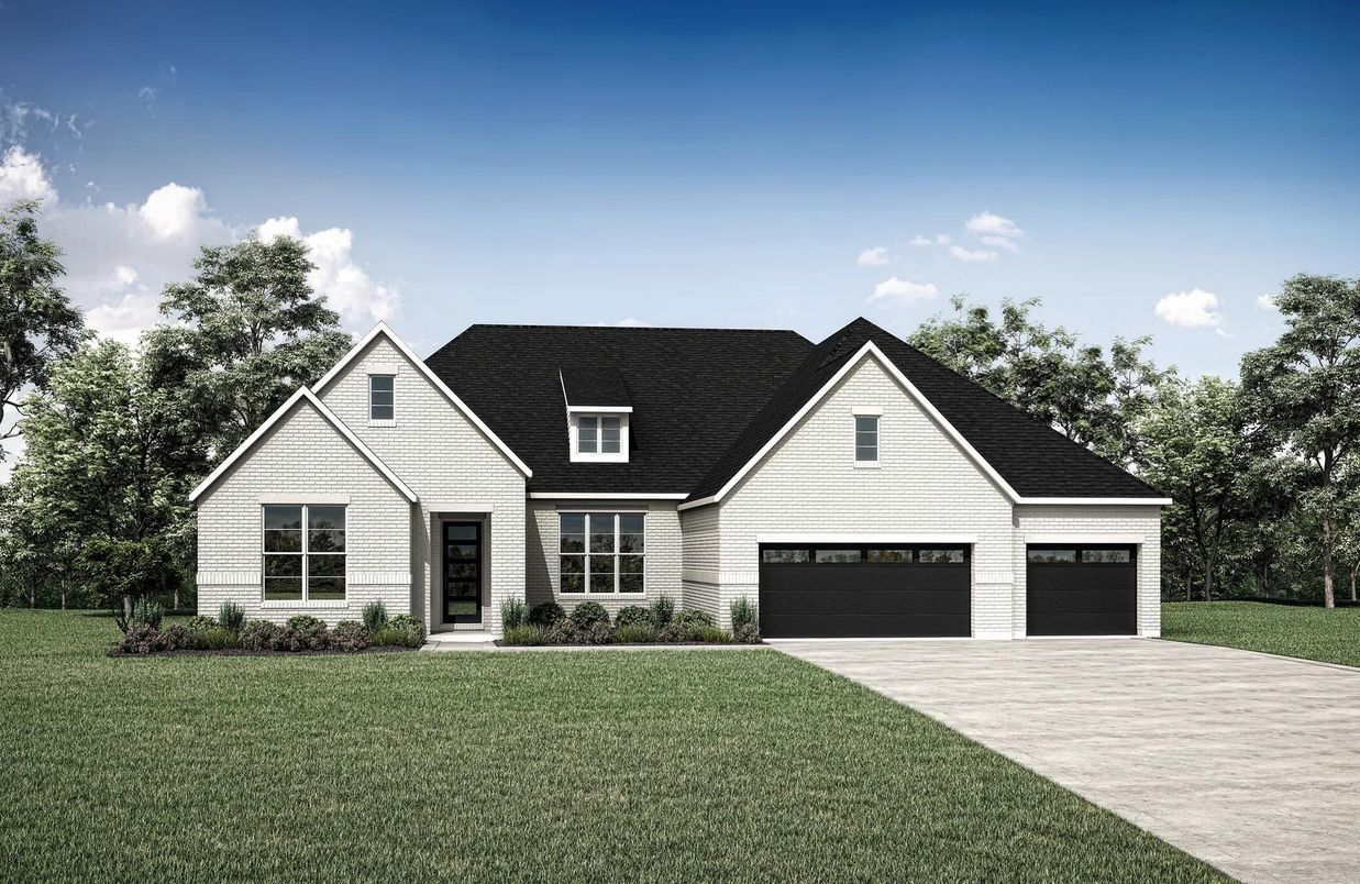 Attached, Exterior, Facade, Ranch