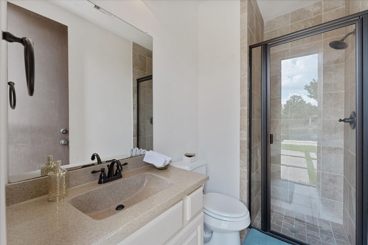 Bathroom, Glass Shower, Interior