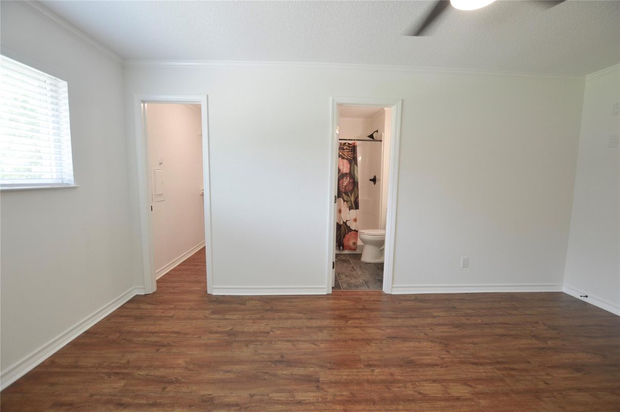 Bathroom, Empty room, Interior, Wood Texture Flooring