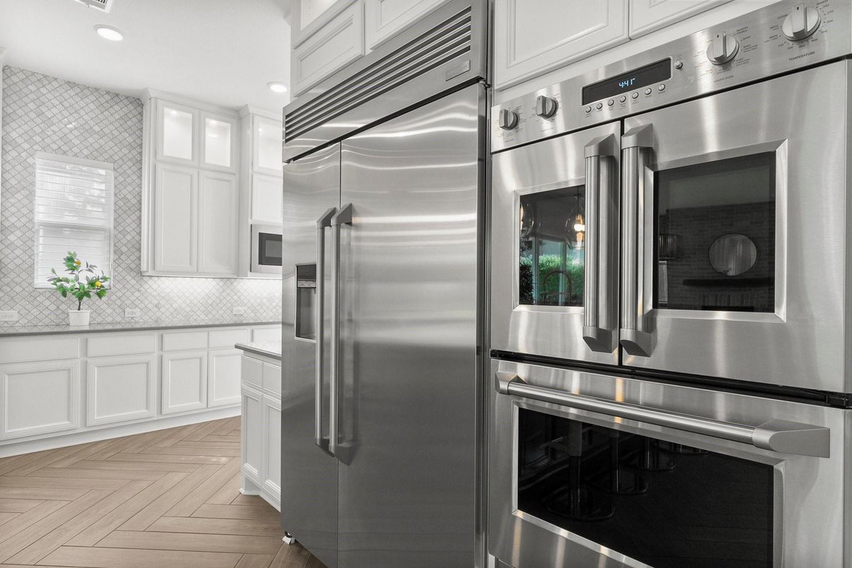 Interior, Kitchen, Recessed Lighting, Stainless Steel Appliances