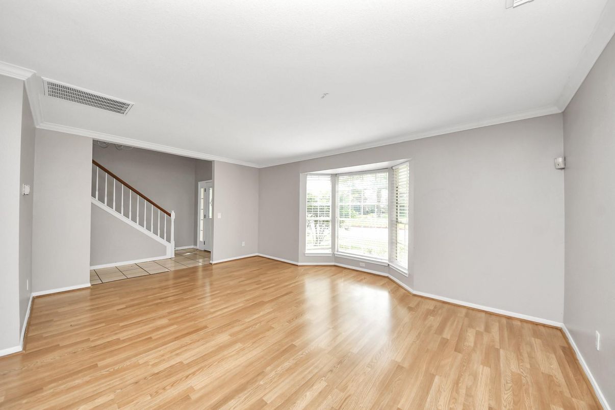 Empty room, Interior, Wood Texture Flooring
