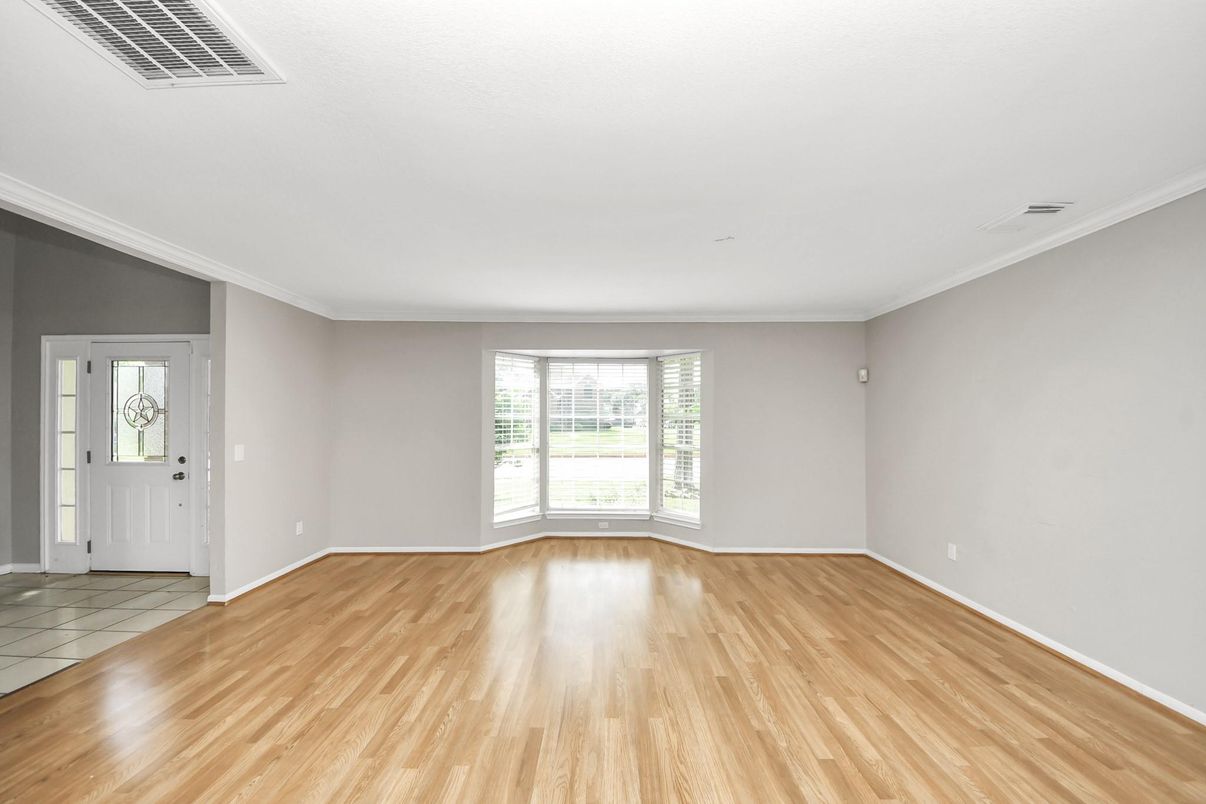 Empty room, Interior, Wood Texture Flooring