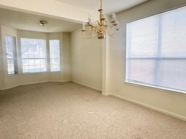 Chandelier, Empty room, Interior