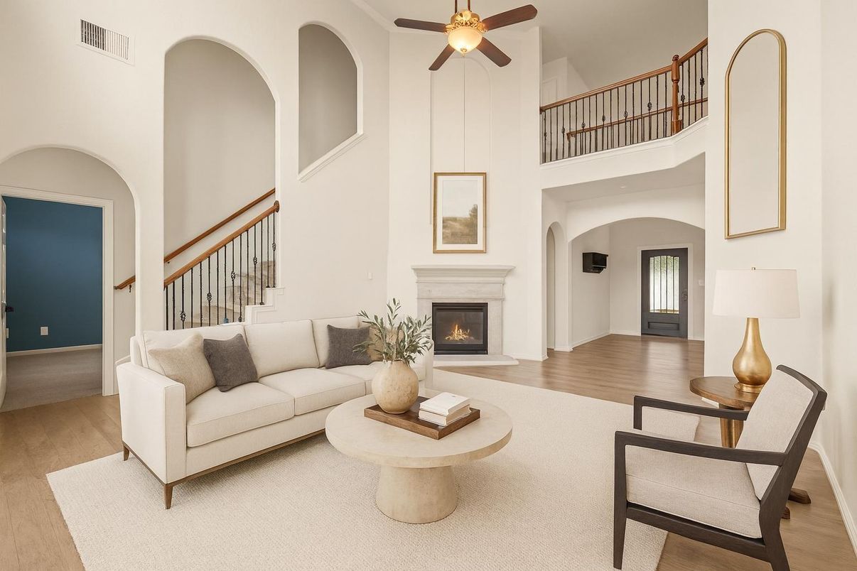 Fireplace, Interior, Living room, Wood Texture Flooring
