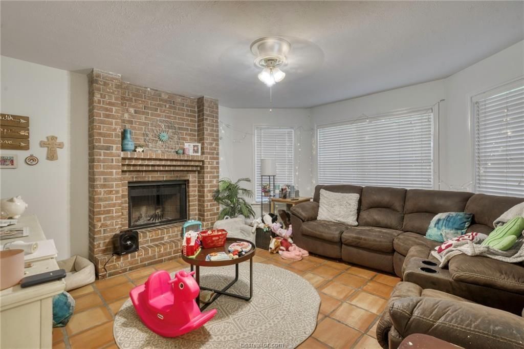 Fireplace, Interior, Living room, Stone Walls