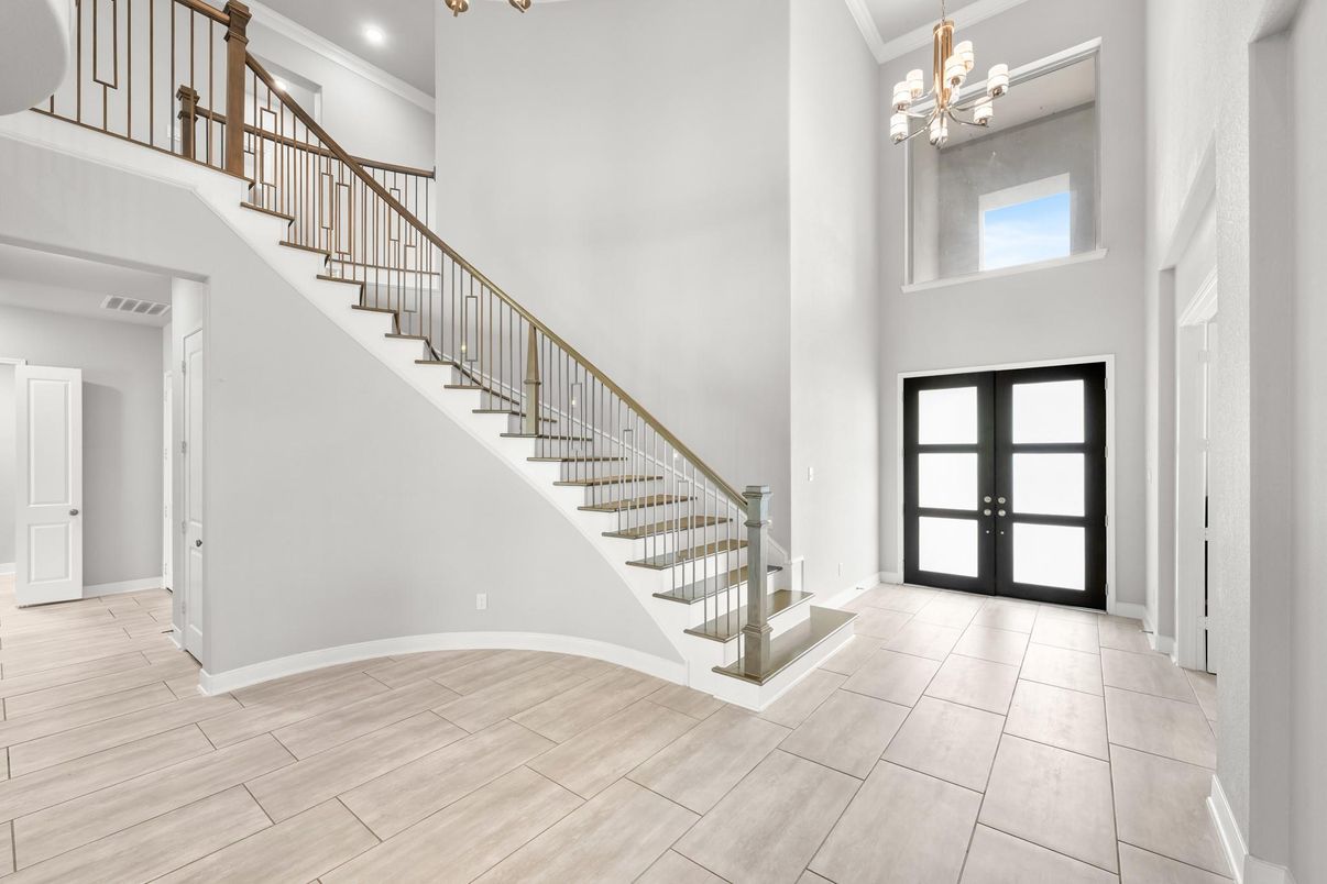 Chandelier, Interior, Recessed Lighting, Wood Texture Flooring
