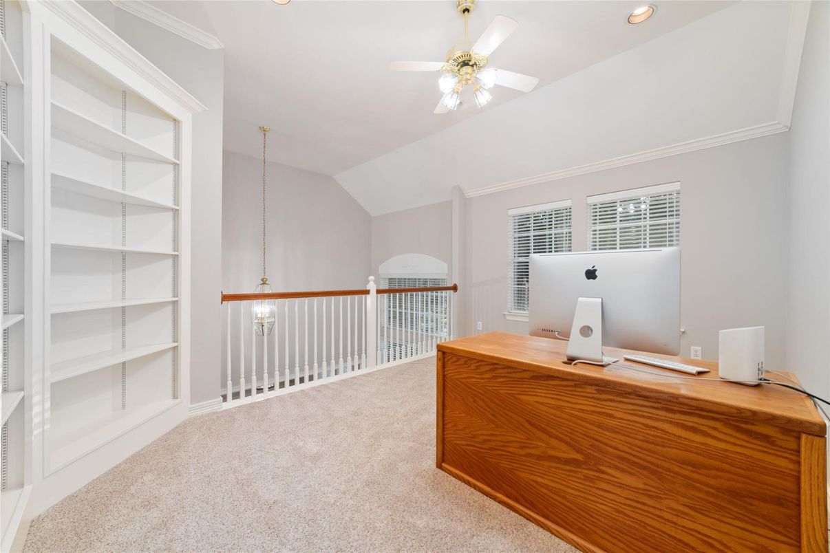 Home Office, Interior, Recessed Lighting