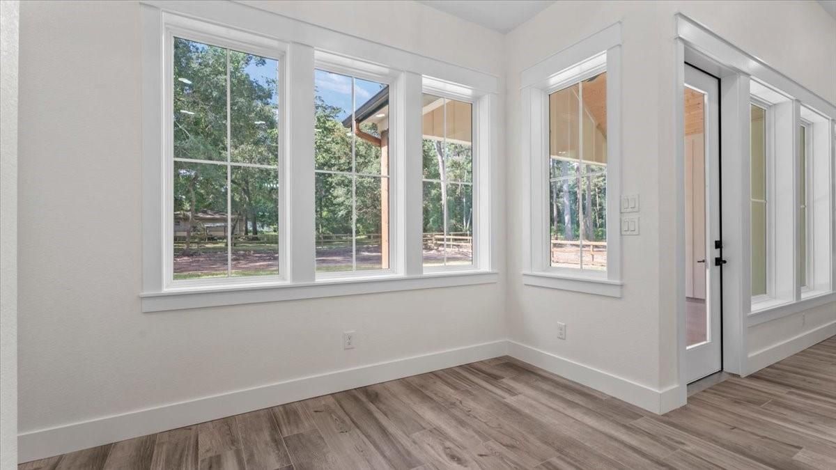 Empty room, Interior, Wood Texture Flooring