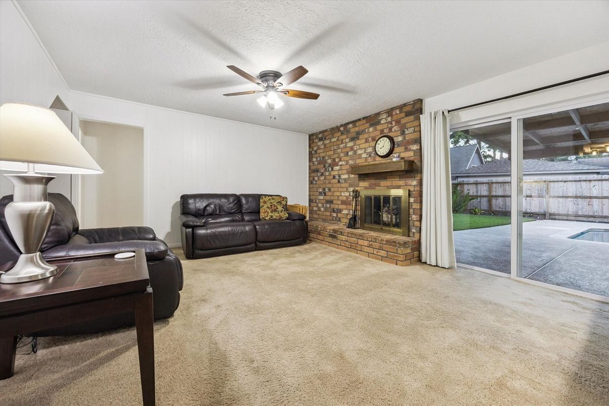 Fireplace, Interior, Stone Walls
