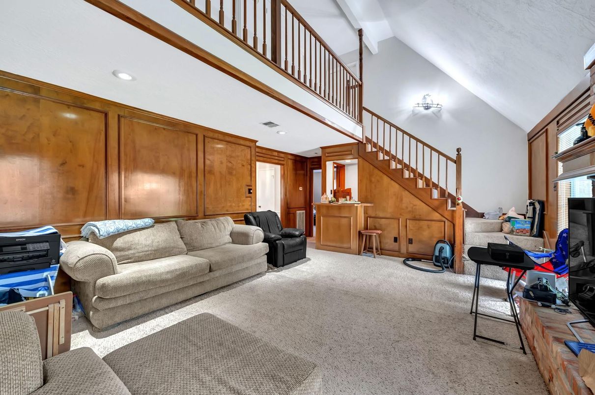 Interior, Living room, Recessed Lighting