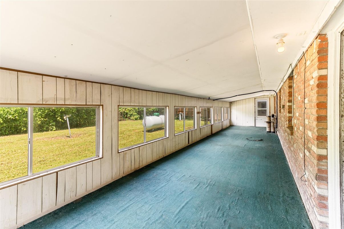 Empty room, Interior, Stone Walls, Sun Room