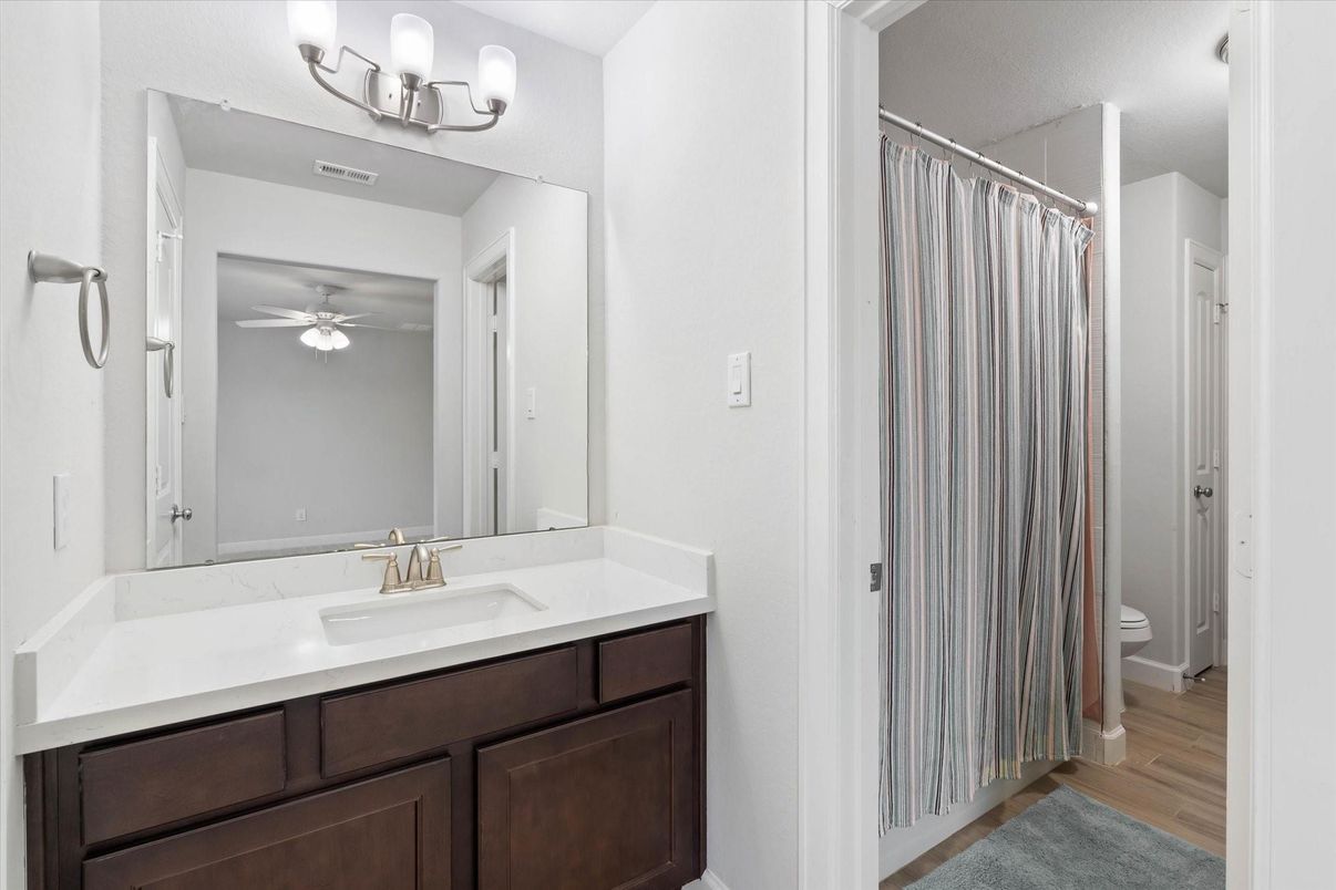 Bathroom, Interior, Wood Texture Flooring