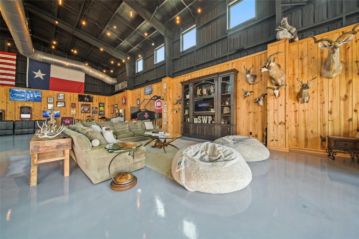 Interior, Living room, Wooden Walls