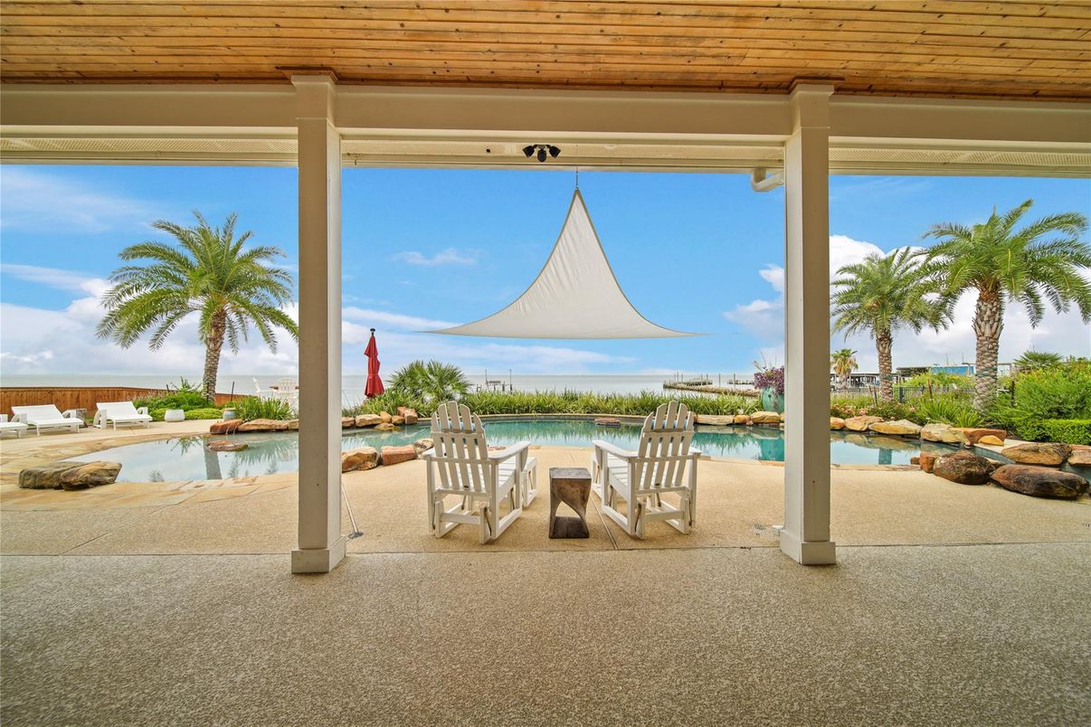 Exterior, Pool, Wooden Ceilings