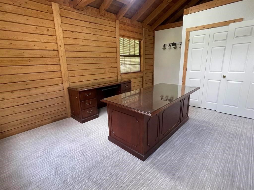 Home Office, Interior, Wooden Beams, Wooden Ceilings, Wooden Walls