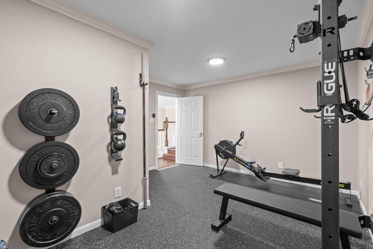 Fitness Equipment, Interior, Recessed Lighting