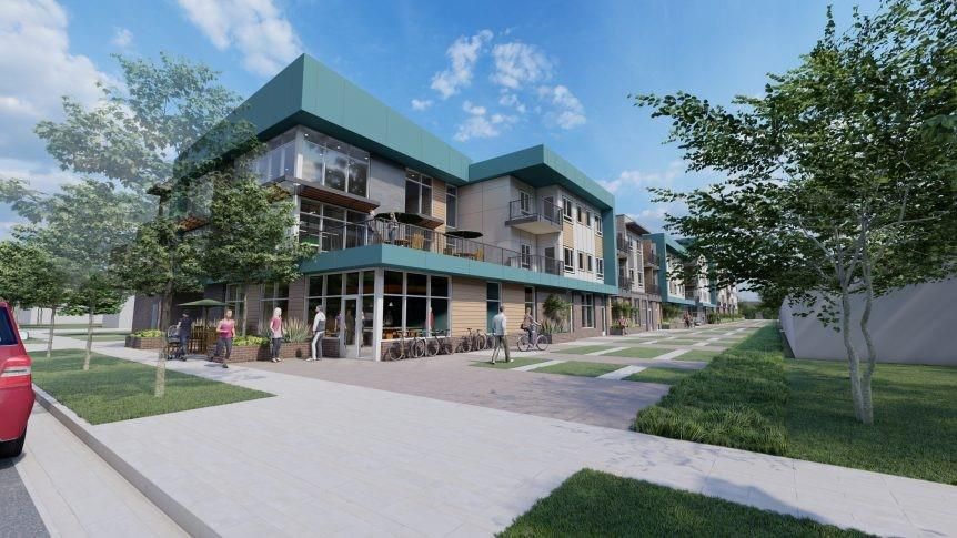 Exterior, Facade, Modern