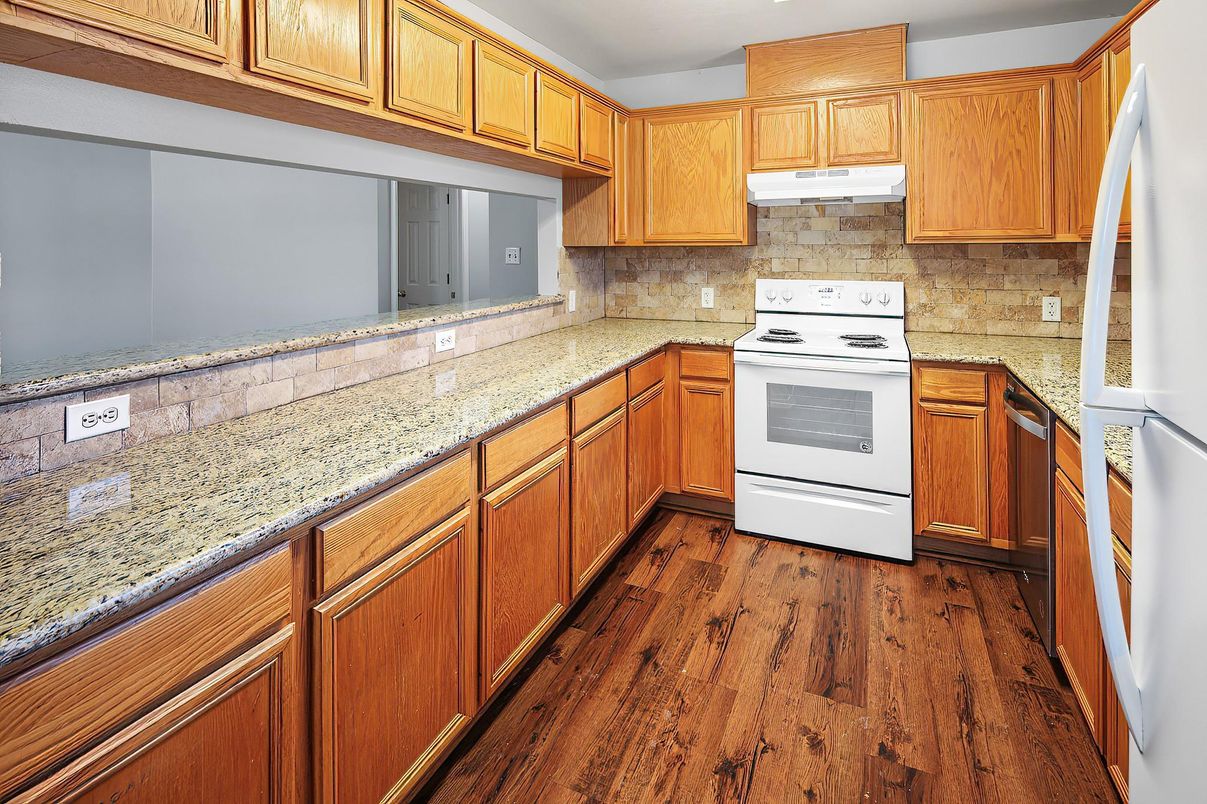 Interior, Kitchen, Wood Texture Flooring