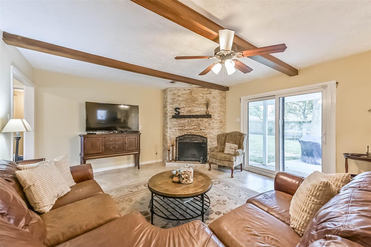 Fireplace, Interior, Living room, Stone Walls