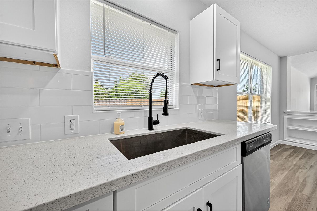 Interior, Kitchen, Wood Texture Flooring