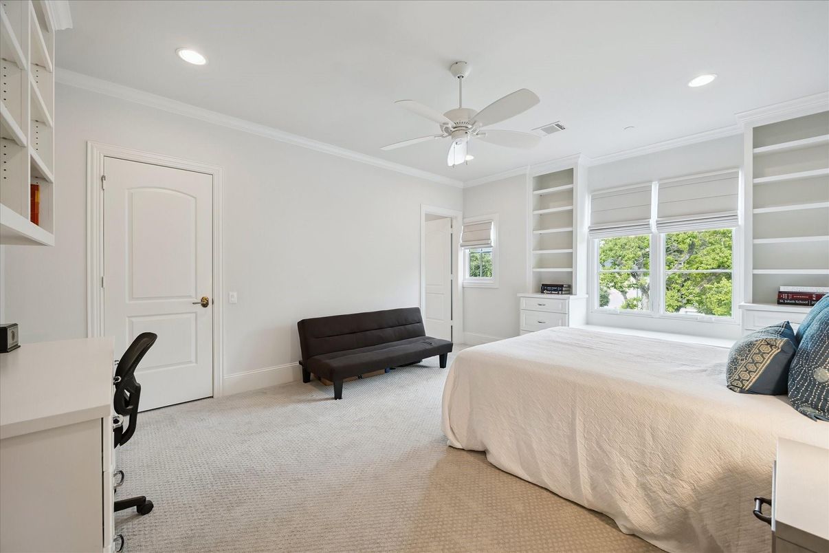 Bedroom, Home Office, Interior, Recessed Lighting