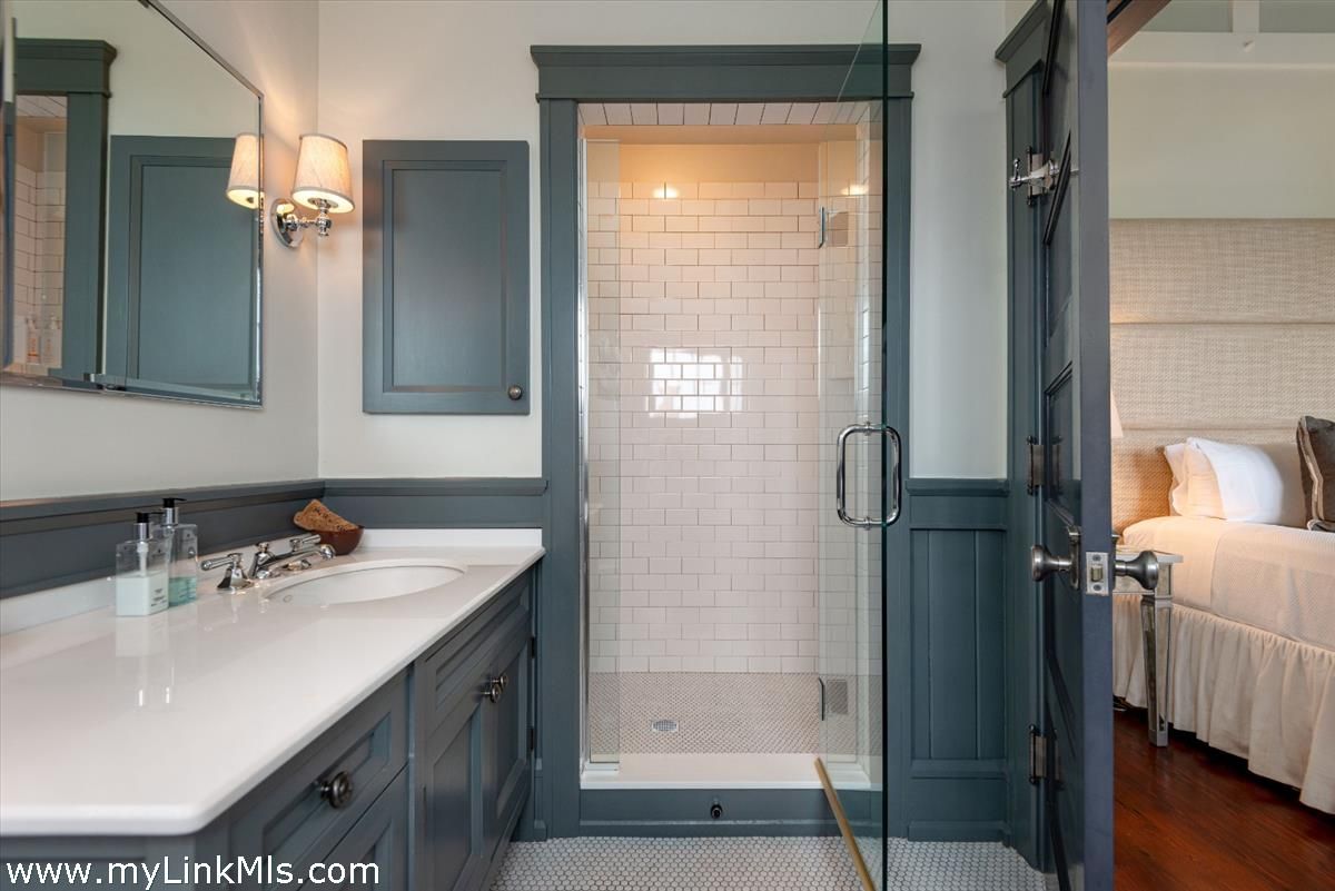 Bathroom, Dual Sink Vanities, Glass Shower, Interior