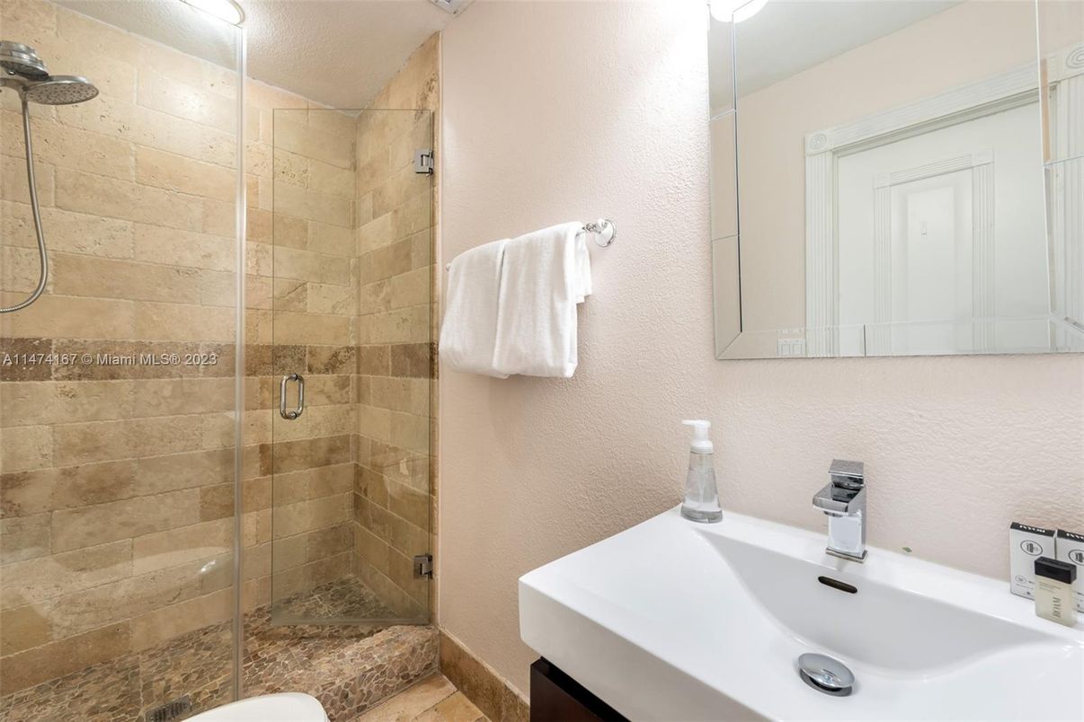 Bathroom, Glass Shower, Interior