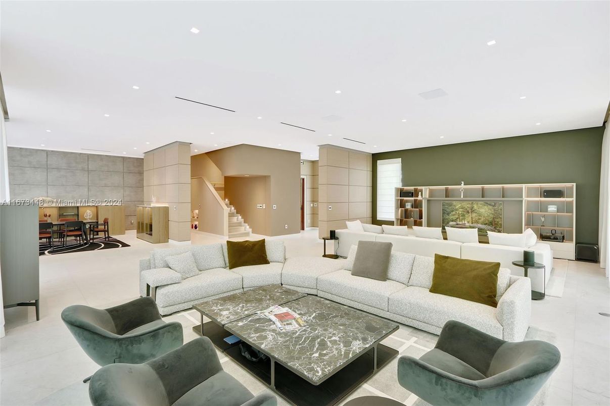 Dining room, Interior, Living room, Recessed Lighting