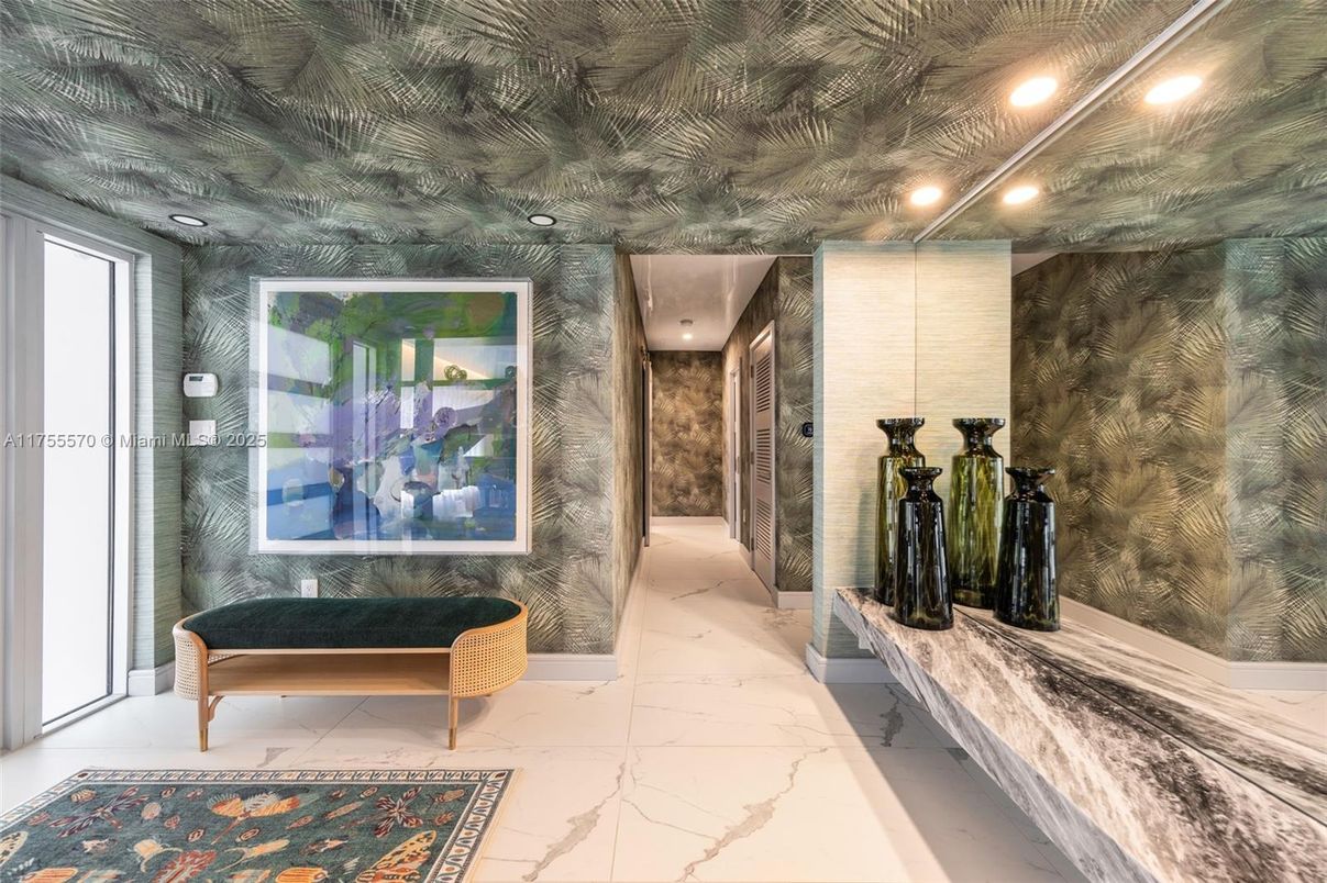 Interior, Marble, Recessed Lighting