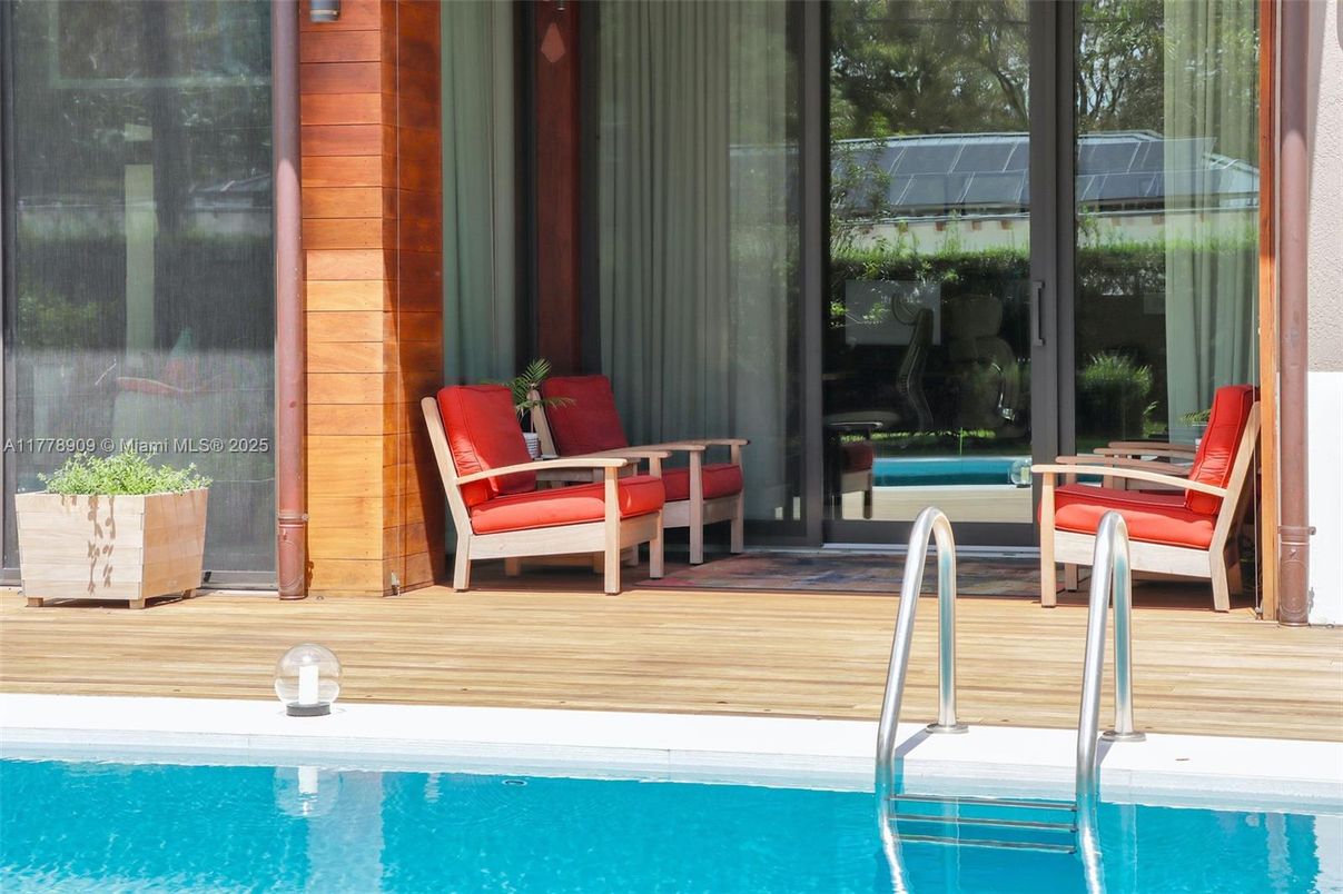 Interior, Pool, Wood Texture Flooring