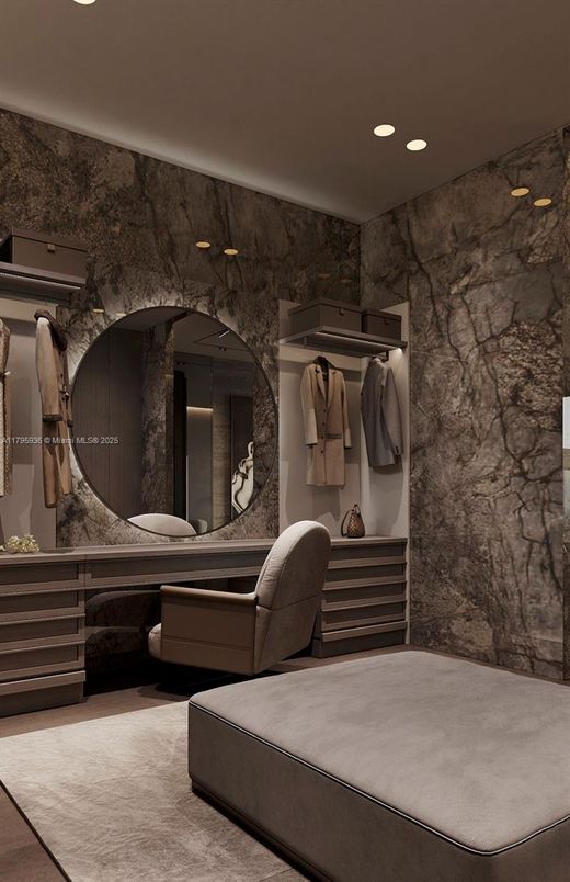 Interior, Recessed Lighting, Stone Walls